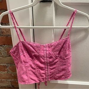 L.A. Hearts Corset Top From PacSun — Size M
